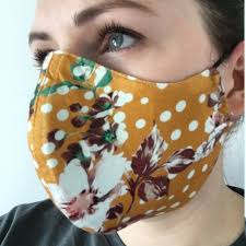 Face Mask Double Layer Washable Reusable 100 Cotton Handmade In The Uk With An Insert For A Filter Free Deli In 2020 Face Mask Knitting Patterns Free Hats Mask