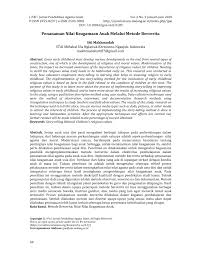 Link video anak kecil dan tante dihotel yang tersebar di media sosial line viral januari 2018. Pdf Penanaman Nilai Keagamaan Anak Melalui Metode Bercerita