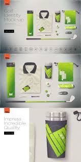 Golf Company Identity Mock Up In 2020 Company Identity Mocking Logotype Design