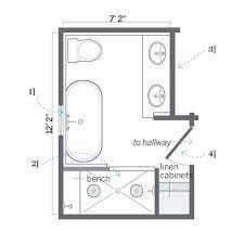We all have that one bathroom in our home that feels like the inside of a sardine can when you walk in. 7 X 9 Bathroom Layout Google Search Small Bathroom Floor Plans Master Bathroom Layout Master Bath Layout