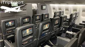 The main cabin is located in the plane's front and features 5 rows comprising the bulk of the seats (28. American 777 200er Premium Economy Review Youtube