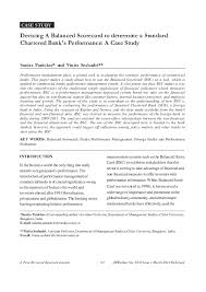 The balanced scorecard is a management system that maps an organization's strategic objectives into performance metrics in four perspectives: Pdf Devising A Balanced Scorecard To Determine A Standard Chartered Bank S Performance A Case Study Acc Nezo Qawasmeh Academia Edu