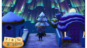 Aurora Borealis Appeared In My New Leaf Game Last Night Animalcrossing