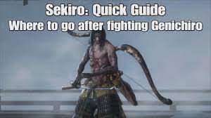 Sekiro: Where to go after Genichiro - YouTube