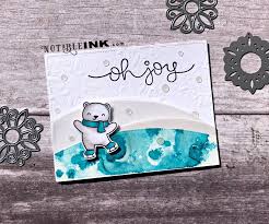 Viewed from the side the pop out piece and the card form a square. Alcohol Ink Fractals