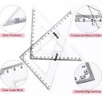 Student Math 4PCS Set Combination Curves Triangle Plastic ...