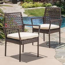 Best Selling Home Devore Outdoor Dining Chair Set Of 2 From Hayneedle Com Dining Chairs Outdoor Dining Chairs Wicker Dining Chairs