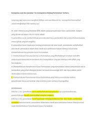Check spelling or type a new query. Kumpulan Soal Dan Jawaban Tes Kompetensi Pertanahan