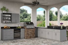 Miami Rustic Gray Weatherstrong Outdoor Cabinetry Outdoor Kitchen Cabinets Outdoor Kitchen Outdoor Kitchen Design