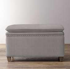 Sole designs diane collection contemporary rectangle upholstered entryway storage bench with tufting and nailhead trim bohemeian pattern. Classic Nailhead Upholstered Storage Bench For Extra Seating And Toy Chest Upholstered Storage Upholstered Storage Bench Storage Bench