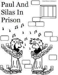 Paul And Silas Coloring Pages Sunday School Coloring Pages Paul And Silas Bible Coloring Pages