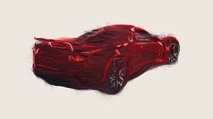 The venom gt is based on the lotus elise/exige. Hennessey Venom Gt Car Drawing Digital Art By Carstoon Concept