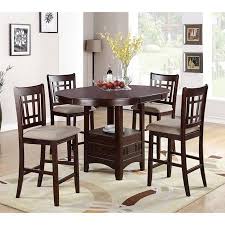 565 Winston Porter Paislee 5 Piece Counter Height Dining Set Walmart Com Counter Height Dining Sets Solid Wood Dining Set Dining Room Sets