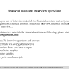 A finance assistant normally works in either a bank or in a company's accounting department and provides both administrative help and financial assistance to his or her coworkers. 1