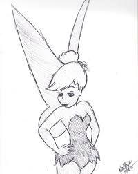 Barrie's 1904 play peter pan and its 1911 novelisation peter and wendy. Disney Es Peter Pan Tinkerbell Zeichnung Etsy
