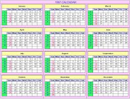 1997 Calendar
