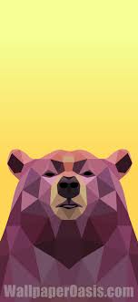 Search free bear wallpapers on zedge and personalize your phone to suit you. Free Geometric Bear Iphone Wallpaper This Design Is Available For Iphone 5 Through Iphone X Get This B Geometric Bear Geometric Bear Wallpaper Bear Wallpaper