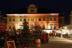 I'll take you with me on another strawl along the illuminated christmas market places with numerous. Christmas Market In Hellbrunn Palace In Salzburg