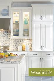 Savannah Painted Linen Kitchen From American Woodmark American Woodmark Cabinets Kitchen Cabinet Styles Traditional Cabinets