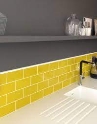 Pin On Yellow Gray Kitchen
