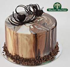 Triple Chocolate Ganache Cake Marbled Ganache Cake Made With Master Martini Dar Chocolate Ganache Cake Recipe Chocolate Ganache Recipe Nutella Chocolate Cake