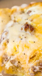 Biscuits And Gravy Casserole With Eggs Sausage Gravy And Biscuit Breakfast Casserole Breakfast Casserole With Biscuits Yummy Breakfast Breakfast Dishes