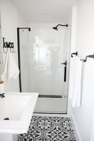 Black And White Bathroom Tiles Black And White Bathroom The Inspiration Board White Bathroom Designs Black White Bathrooms Bathroom Makeover
