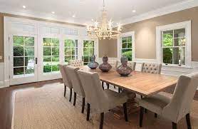 Youthful tradition for a bustling young family. Beautiful Dining Rooms With French Doors Designing Idea