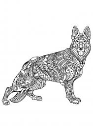 Dog coloring pages for kids animals. Dogs Free Printable Coloring Pages For Kids
