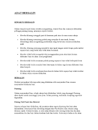 Pantang larang selepas kelahiran berbengkung : Adat Bersalin Kaum Iban