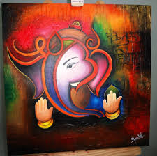 Find images of acrylic painting. Easy Ganesha Acrylic Painting On Canvas Novocom Top