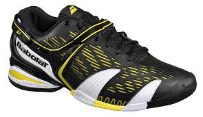 Black And Yellow Tennis Shoes The Babolat Propulse 4 Mens In Black Yellow Coming Soon Lebron James Shoes Spring Gear Tennis Shop