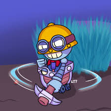 Carl Brawl Stars By Lazuli177 Star Art Star Character Brawl