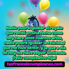 Frases Y Mensajes De Feliz Cumpleanos Para Un Hijo O Hija