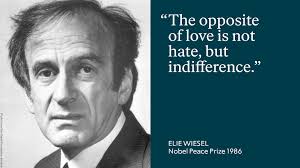 Remembering Nobel Prize laureate Elie Wiesel who was a holocaust survivor,  philosopher and humanist. Wiesel made it his life's work to bear witness to  the genocide committed by the Nazis during World