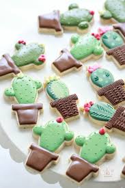 You'll also need small portions of black, red, yellow and. Video How To Decorate Cactus Cookies Sweetopia