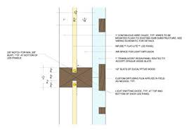 Section Detail Of Backlit 3form Wood Feature Wall Wood Feature Wall Interior Lighting Wall Paneling