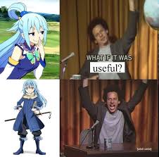 My First Aqua Meme Animemes Blue Hair Anime Boy Anime Memes Memes