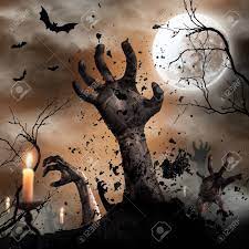 Lots of people loves celebrating halloween because it could be halloween festival has a lot of histories, myths, and beliefs. Scary Halloween Background With Zombie Hands Stock Photo Picture And Royalty Free Image Image 87843336