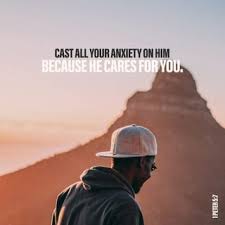 New international version 7 cast all your anxiety on him because he cares for you. 1 Peter 5 7 Cast All Your Anxiety On Him Because He Cares For You Give All Your Worries And Cares To God For He Cares About You Casting All Your Anxieties On
