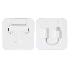 Official Apple Earpods A1748 With Lightning Connector And 3 5mm Jack Adapter Connected 365