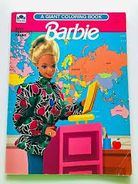 See more ideas about coloring pages, free coloring pages, coloring books. Vintage Barbie A Giant Coloring Book 1991 Ebay