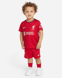 In this section you will find all the official products of the liverpool fc with which you can support the reds from home or in the. Liverpool F C 2021 22 Home Baby Amp Toddler Football Kit Nike Ae