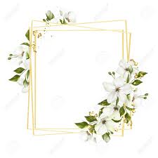 If you wanna have it as yours, please right click the images of list of white flowers and then save to your desktop. Floral Frame With Decorative White Flowers Isolated On White Stock Photo Picture And Royalty Free Image Image 130364320