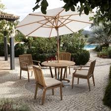 Shop for umbrella hole table online at target. Barlow Tyrie Chesapeake Teak Round Dining Table