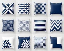 Blue Throw Pillows Blue Pillows Navy Blue Decorative Pillow Etsy Blue Throw Pillows Navy Blue Decorative Pillows Pillow Cover Design
