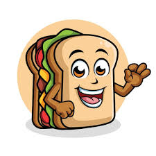 Sandwich Cartoon Character Showing Ok Sign Happy Mascot Vector illustration  Clipart 39626455 Vector Art at Vecteezy