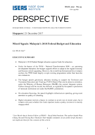 Maybe you would like to learn more about one of these? Pdf Mixed Signals Budget 2018 And Education Hwok Aun Lee Academia Edu