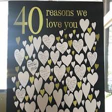 40th Birthday Party Decoration Ideas For Her 40th Birthday Gift For Man 40th Birthday Gifts For Husband For Him Men For Dad Printables Party Decorations Guest Book Download In 2020 40th Birthday Gifts 40th Birthday Party Decorations