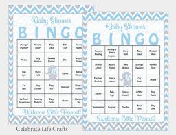 These baby shower bingo cards can be printed from your home. 60 Elephant Baby Shower Bingo Cards Printable Baby Bingo Cards No Duplicates Blue Elephant Baby Shower Game Instant Download B3004 By Celebrate Life Crafts Catch My Party